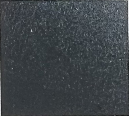 Example image · Black on Stainless 304 · Laser: ComMarker B6 60W Mopa · Lens: 150mm · Entry #9 · Image 1 of 2